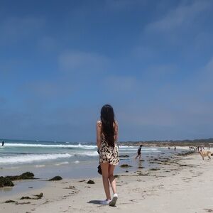 Realisation Par Black and Yellow Floral Mini Dress